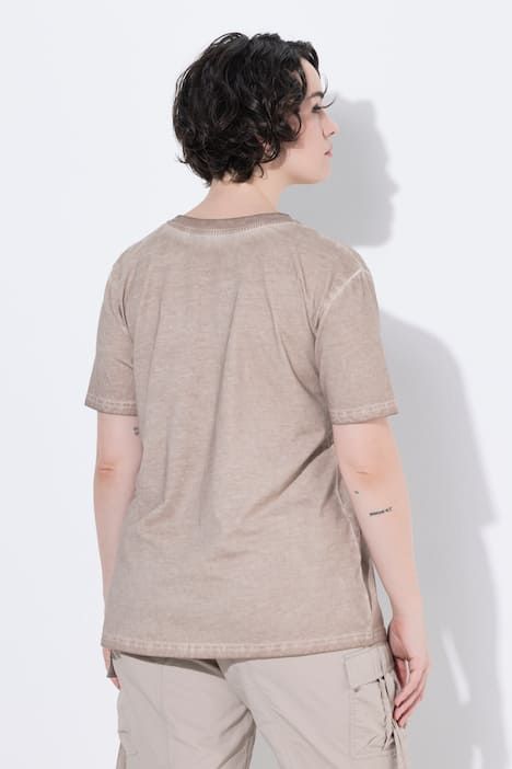 T-shirt oversize avec étoiles de mer, décolleté rond et manches courtes