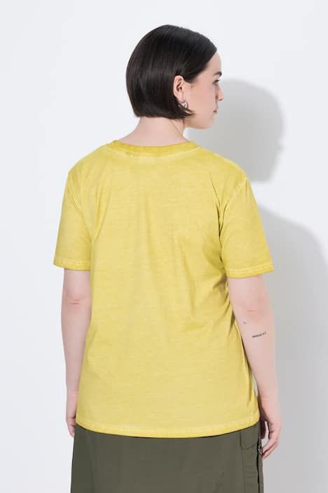 T-shirt oversize avec étoiles de mer, décolleté rond et manches courtes