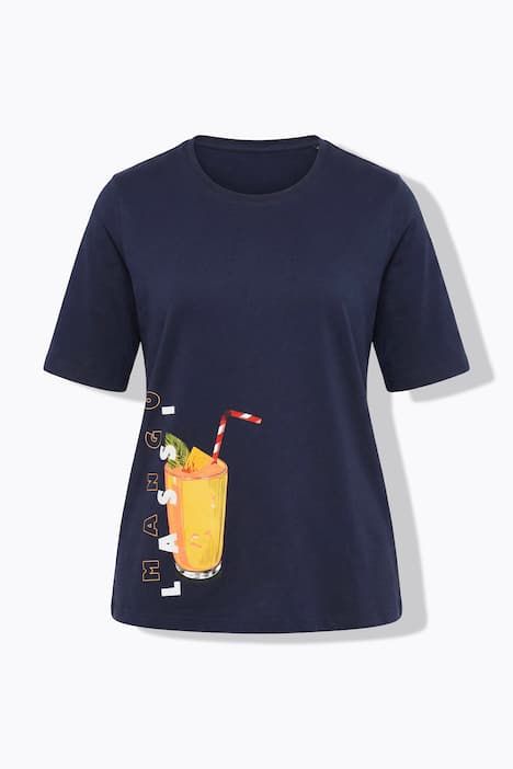 T-shirt motif smoothie, coupe Classic Fit, décolleté rond et manches courtes