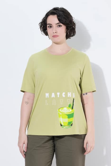 T-shirt motif smoothie, coupe Classic Fit, décolleté rond et manches courtes