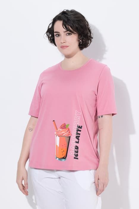 T-shirt motif smoothie, coupe Classic Fit, décolleté rond et manches courtes