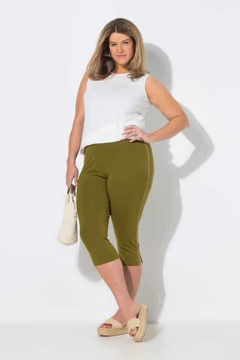 Lot de 2 leggings-corsaires, dentelle et coton bio