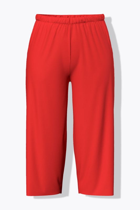 Pantalon de jogging 7/8, jambe droite et taille élastique