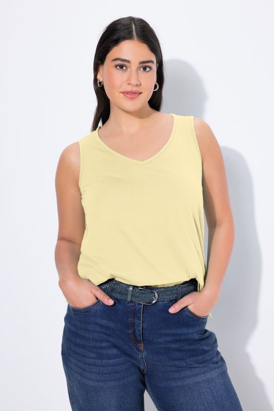 Débardeur coupe Classic Fit, bretelles larges et décolleté en V