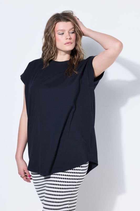 T-shirt, base arrondie