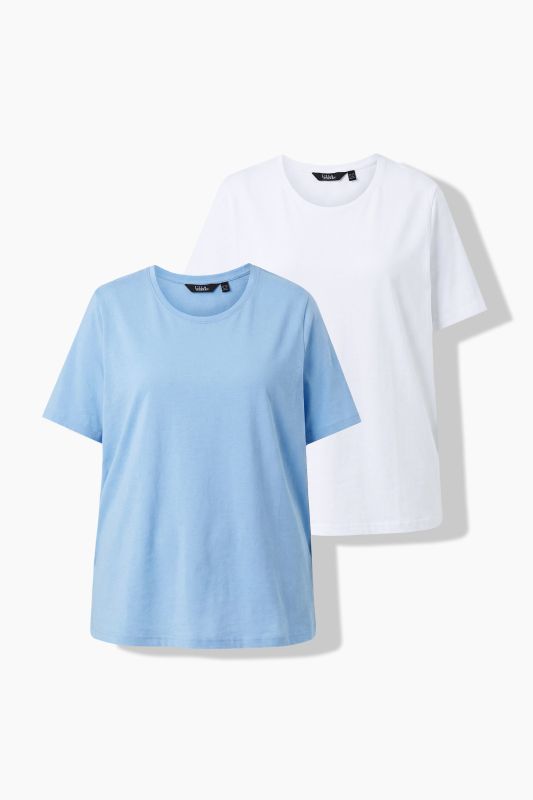 T-shirt coupe Regular. Col rond et manches courtes