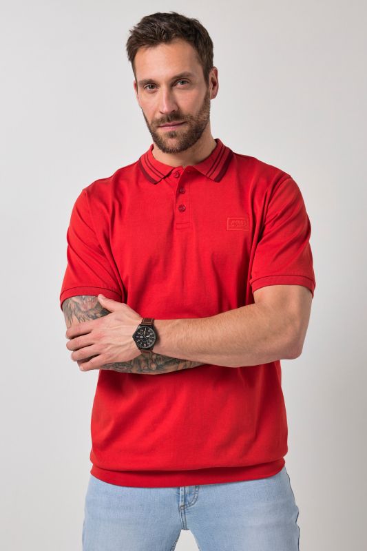 Polo JP 1880, flocage, coupe ventre confort et manches courtes - du XXL au 8 XL