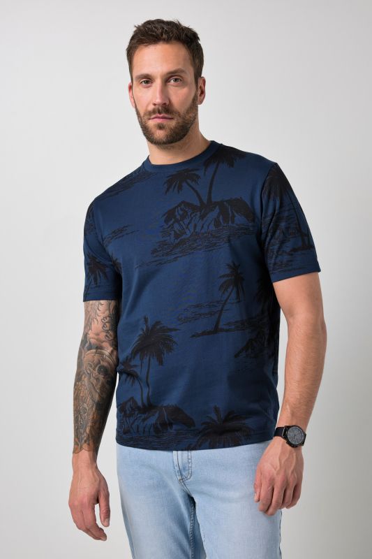 T-shirt à manches courtes, imprimé intégral - jusqu'au 8 XL