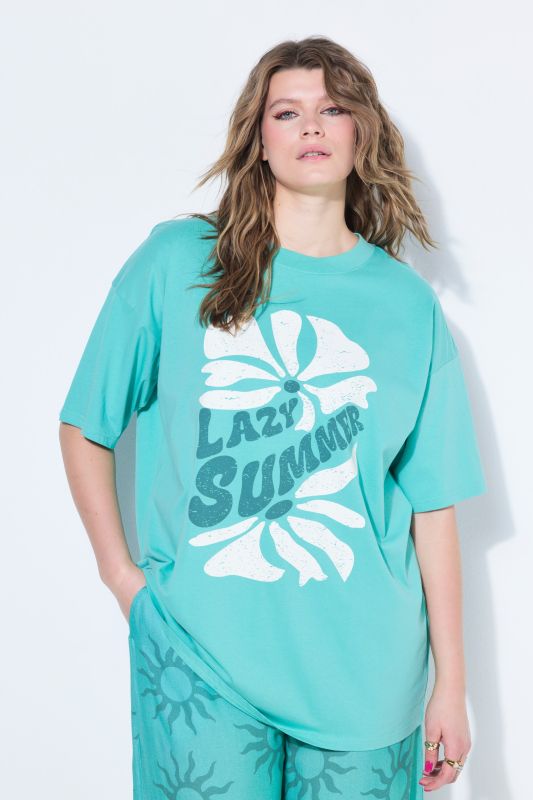 T-shirt oversize, motif Lazy Summer
