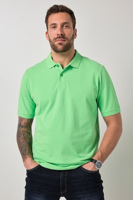 Polo en piqué, manches courtes, collection Basic - jusqu'au 10 XL