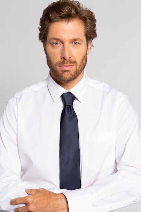 Cravate en soie à rayures, extra-longue / largeur 7,5 cm