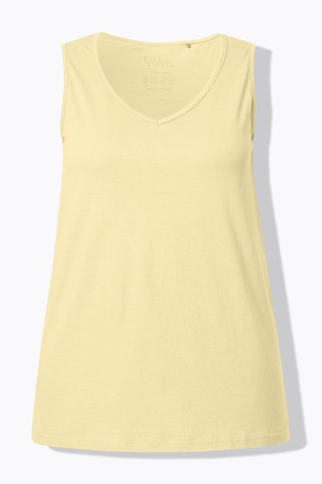 Débardeur coupe Classic Fit, bretelles larges et décolleté en V