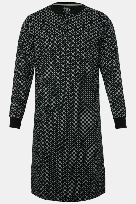 Chemise de nuit, uni, manches longues, jusqu'au 8 XL