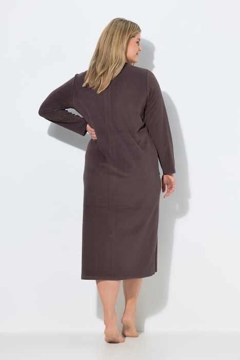 Peignoir en tissu éponge, doux et confortable - fermeture à glissière à double sens