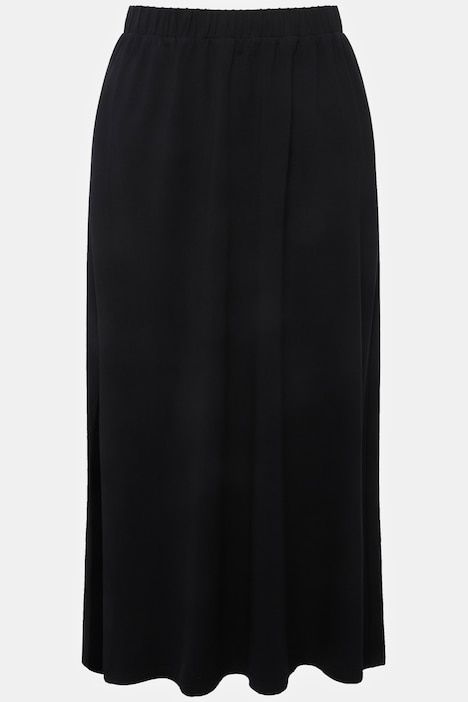 Jupe, longueur maxi, jersey, ceinture élastiquée