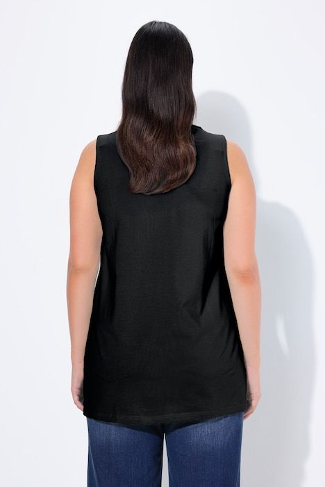 Top long Classic à décolleté carré, sans manches