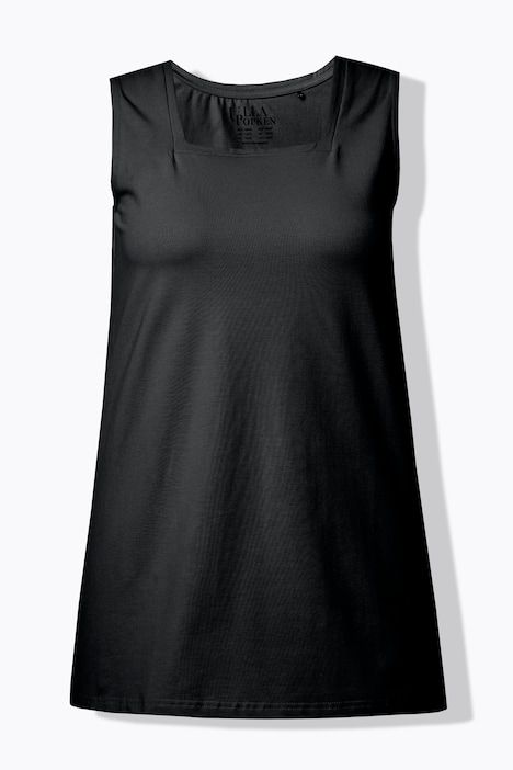 Top long Classic à décolleté carré, sans manches