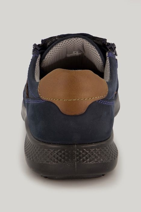 Chaussures basses extra-larges Jomos. Fermetures à glissière. Cuir véritable. Disponibles jusqu'à la pointure 50.