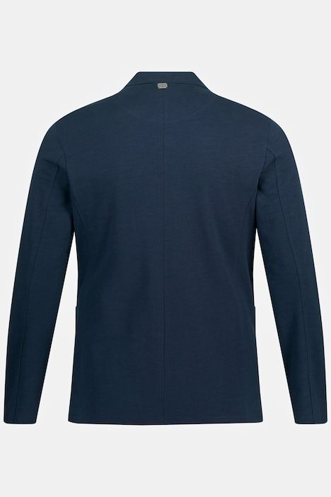 Veston en molleton flammé. Col à revers et poches plaquées