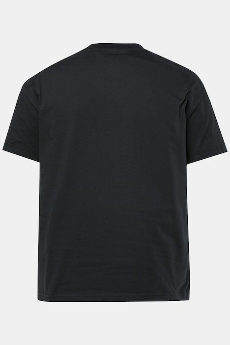 T-shirt oversized. Col rond, manches courtes et imprimé floqué. Jusqu'au 8XL