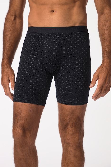 Boxer long avec technologie FLEXNAMIC®, taille confortable griffée