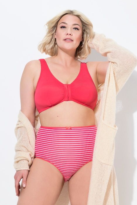 Culottes maxi, lot de 5. Taille haute. Rayures/uni