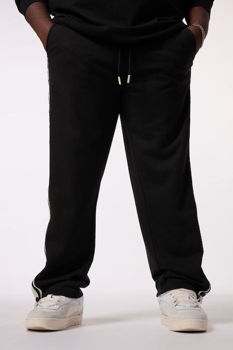 Pantalon en molleton, taille élastique, coupe Relaxed Fit - jusqu'au 8&nbsp;XL