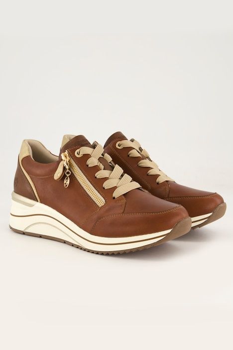 Sneakers en cuir Remonte, fermeture zippée - largeur H