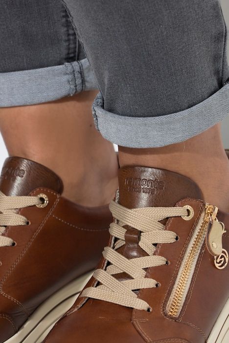 Sneakers en cuir Remonte, fermeture zippée - largeur H