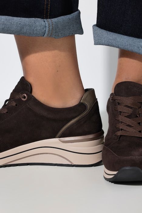 Sneakers en cuir Remonte, fermeture zippée - largeur H