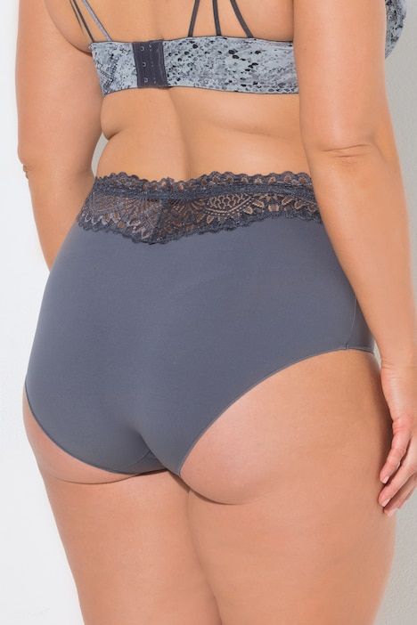 Lot de 3 culottes maxi TruYou, microfibre, dentelle à la taille