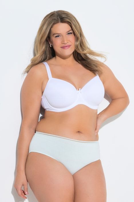 Culottes, lot de 5, bordure en dentelle au crochet au niveau de la ceinture