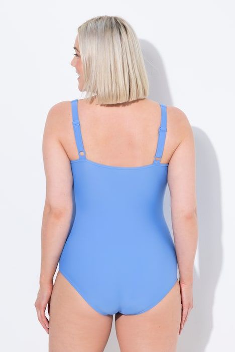 Maillot de bain à fronces. Avec armatures et sans bonnets souples. Matières recyclées