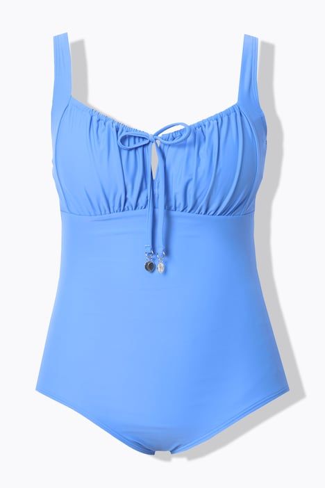 Maillot de bain à fronces. Avec armatures et sans bonnets souples. Matières recyclées