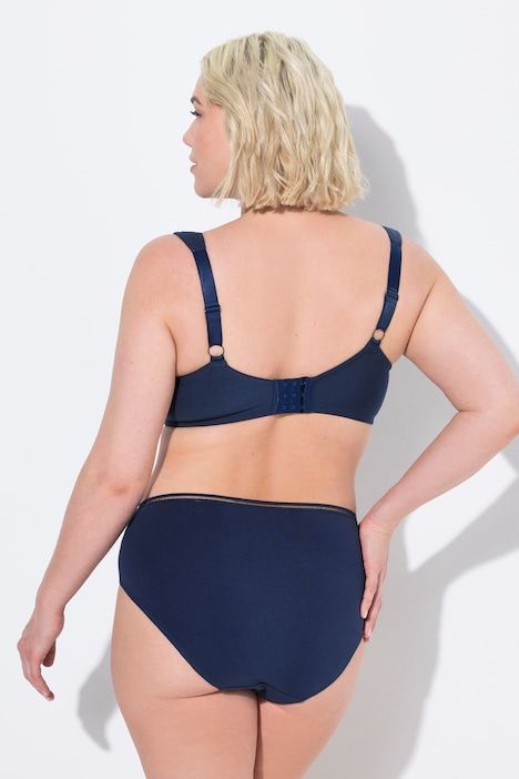 Soutien-gorge à armatures. Liserés en dentelle - bonnet C-G