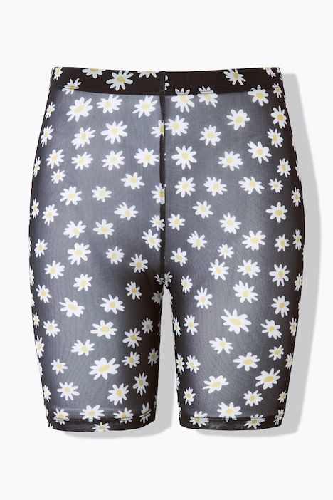 Cycliste en mesh motif à fleurs, évite les frottements entre les cuisses