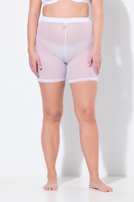 Panty en mesh. Motif à pois