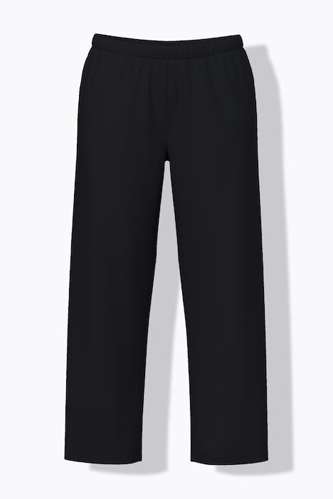 Pantalon de pyjama uni/cœurs, jambe longue