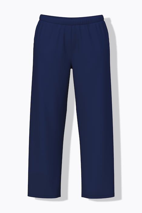 Pantalon de pyjama uni/cœurs, jambe longue
