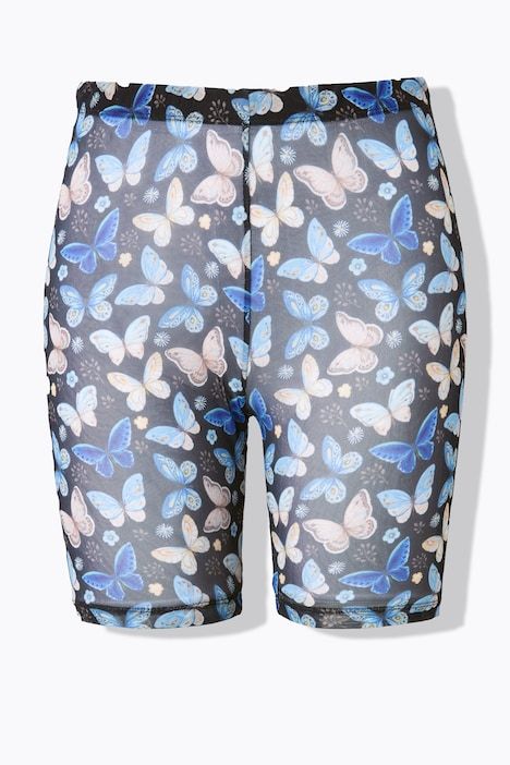 Panty en mesh. Motif papillons