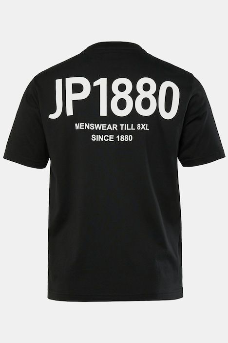T-shirt JP 1880 à manches courtes, col rond et imprimé poitrine - jusqu'au 8 XL