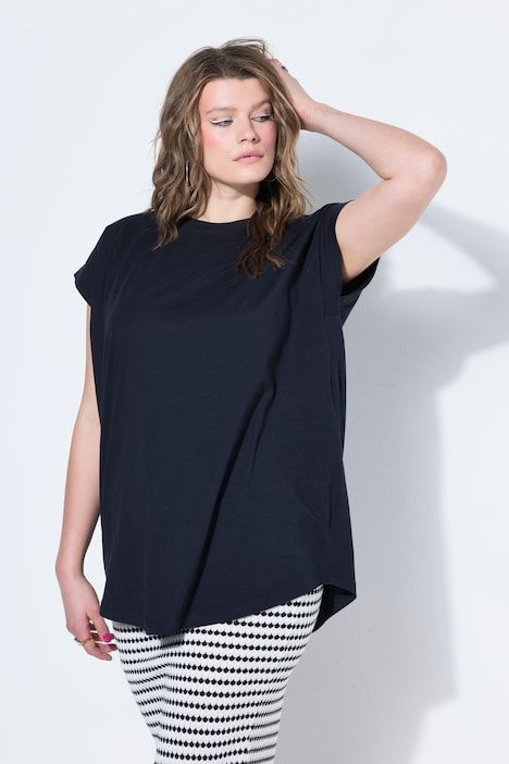 T-shirt, base arrondie