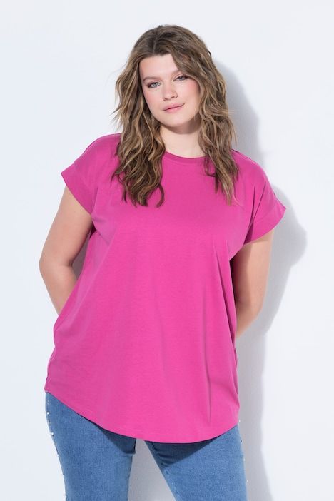 T-shirt, base arrondie