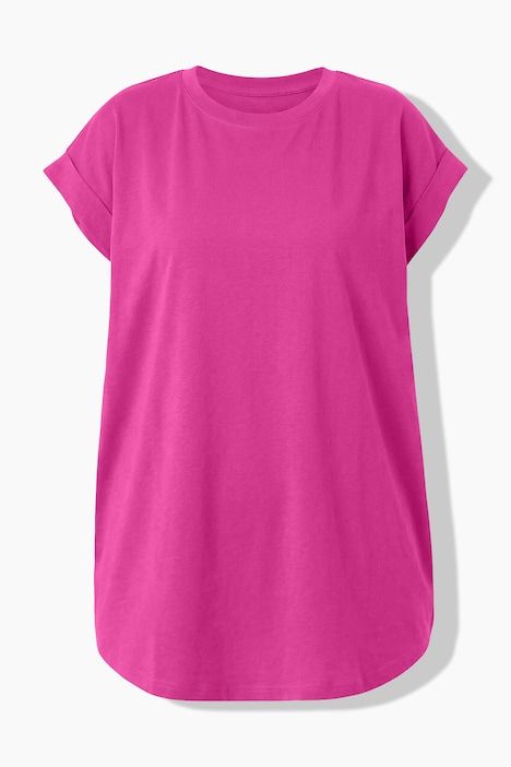 T-shirt, base arrondie