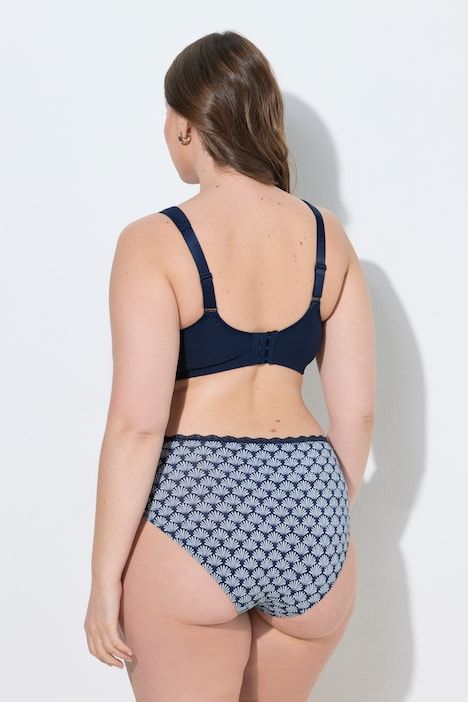 Soutien-gorge de maintien, sans armatures, dentelle motif cœurs - bonnets C-H