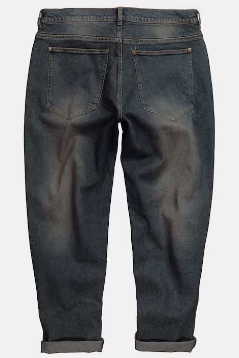 Jean 5 poches, dirty denim, coupe Baggy Fit - jusqu'à la taille 74