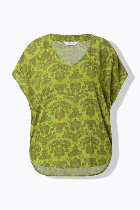 Blouse oversize. Imprimé cachemire
