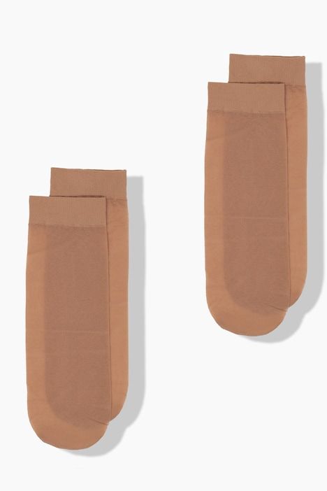 Lot de 2&nbsp;paires de bas, tige courte, 40&nbsp;deniers