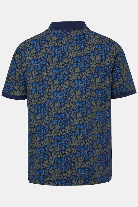 Polo JP 1880 en piqué, manches courtes et imprimé poitrine, esprit vintage – jusqu'au 8 XL