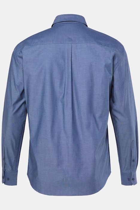 Chemise JP 1880 motif à pois, manches longues et col Kent, collection Business, coupe Modern Fit - jusqu'au 8 XL